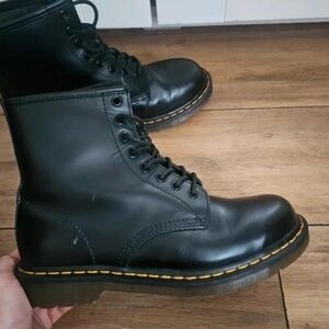 Dr. Martens Black Leather Boots